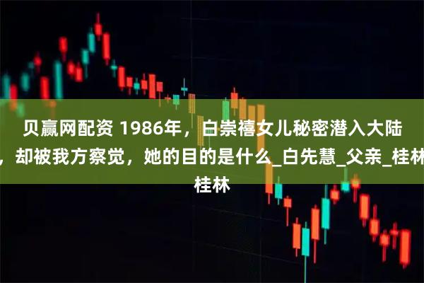 贝赢网配资 1986年，白崇禧女儿秘密潜入大陆，却被我方察觉，她的目的是什么_白先慧_父亲_桂林